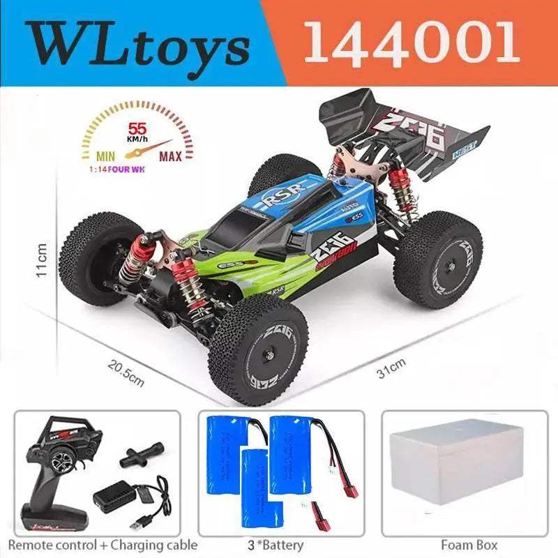 High-Speed 1:12 Scale Racing RC Car with 75KM/H Brushless Motor -  -  ToylandEU™
