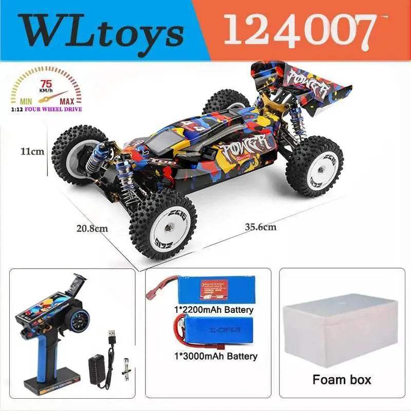  High-Speed 1:12 Scale Racing RC Car with 75KM/H Brushless Motor -  -  ToylandEU™