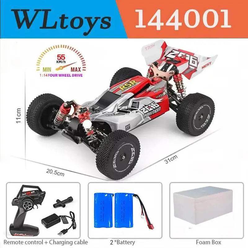  High-Speed 1:12 Scale Racing RC Car with 75KM/H Brushless Motor -  -  ToylandEU™
