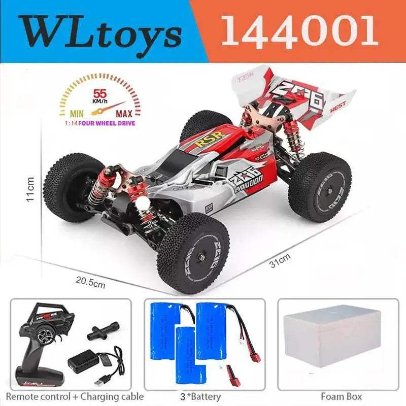  High-Speed 1:12 Scale Racing RC Car with 75KM/H Brushless Motor -  -  ToylandEU™