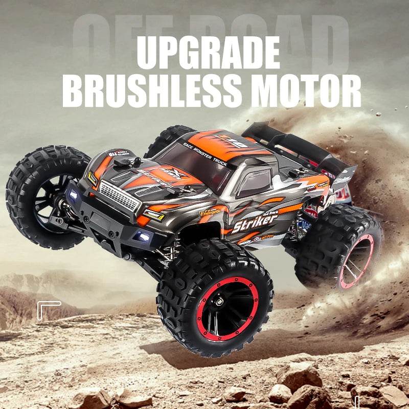 High-Speed 1:14 4WD Brushless RC Drift Monster Truck - HAIBOXING 2105A Dual-Battery for Kids and WLtoys 144001 Comparison - ToylandEU