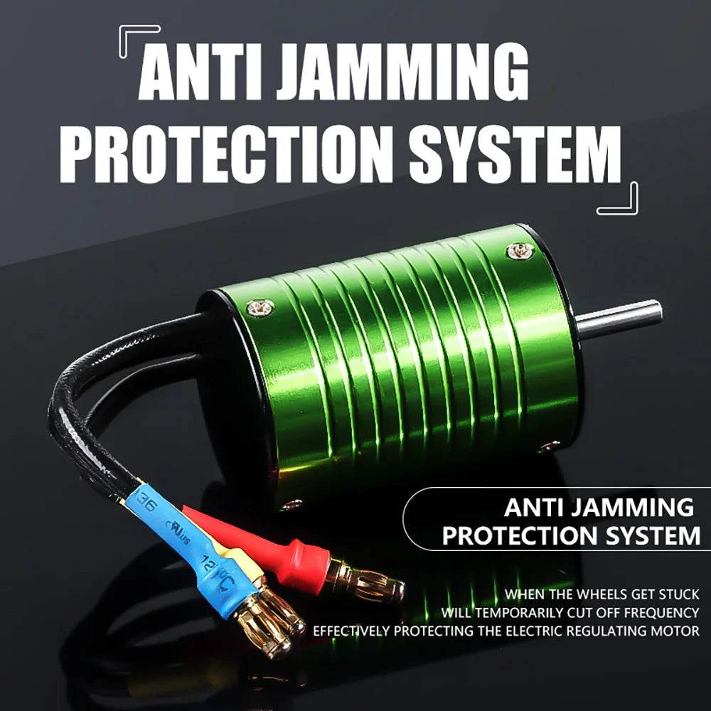 High-Speed 1:14 4WD Brushless RC Drift Monster Truck - HAIBOXING 2105A Dual-Battery for Kids and WLtoys 144001 Comparison - ToylandEU