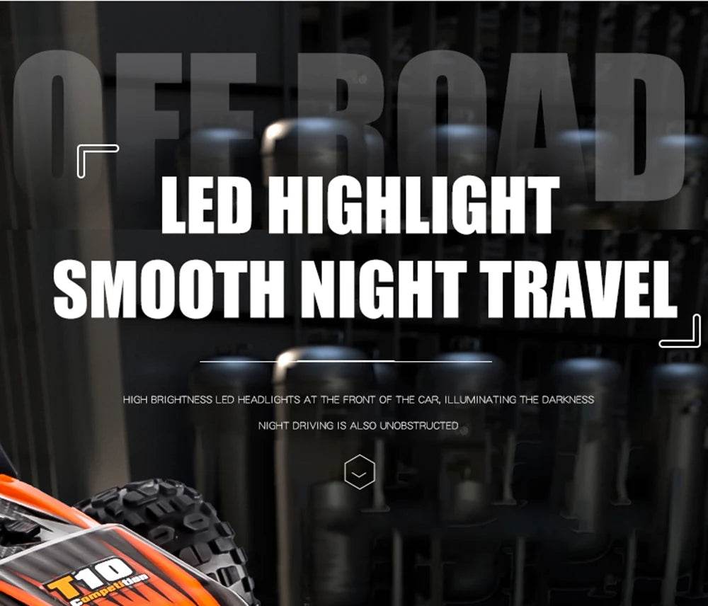 High-Speed 1:14 4WD Brushless RC Drift Monster Truck - HAIBOXING 2105A Dual-Battery for Kids and WLtoys 144001 Comparison - ToylandEU