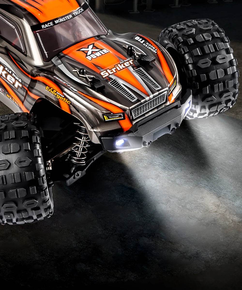 High-Speed 1:14 4WD Brushless RC Drift Monster Truck - HAIBOXING 2105A Dual-Battery for Kids and WLtoys 144001 Comparison - ToylandEU