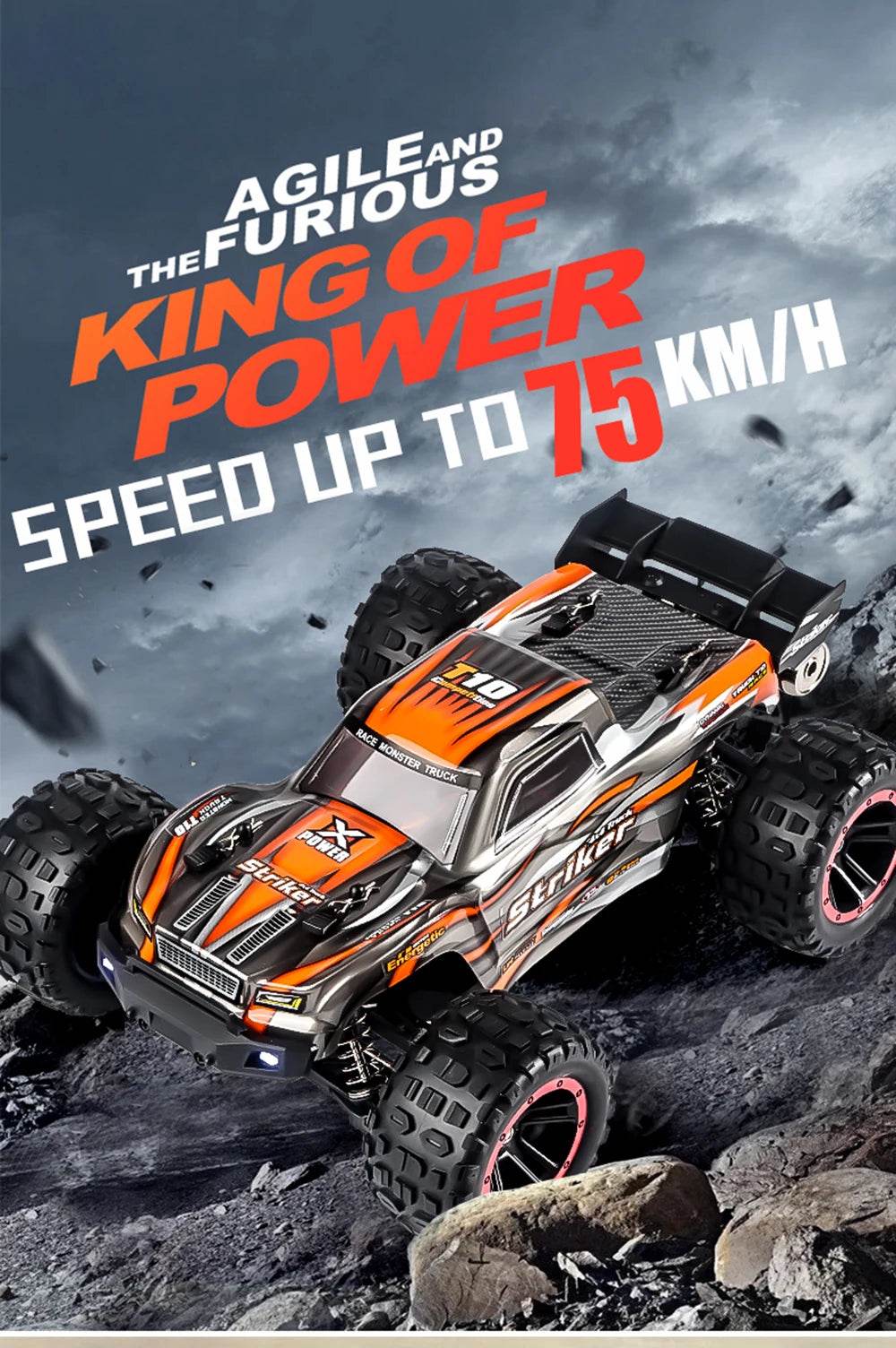 High-Speed 1:14 4WD Brushless RC Drift Monster Truck - HAIBOXING 2105A Dual-Battery for Kids and WLtoys 144001 Comparison - ToylandEU
