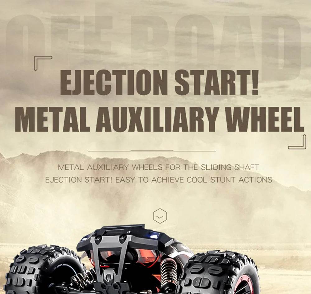 High-Speed 1:14 4WD Brushless RC Drift Monster Truck - HAIBOXING 2105A Dual-Battery for Kids and WLtoys 144001 Comparison - ToylandEU