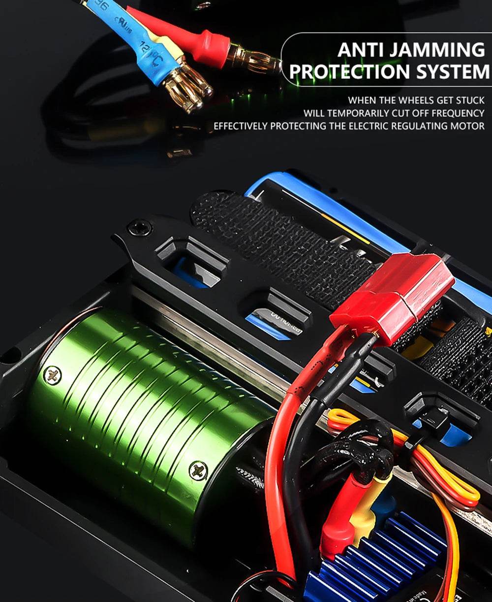 High-Speed 1:14 4WD Brushless RC Drift Monster Truck - HAIBOXING 2105A Dual-Battery for Kids and WLtoys 144001 Comparison - ToylandEU