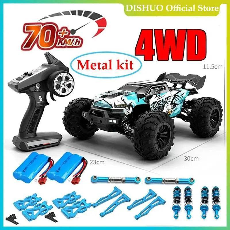  High Speed 1:16 Scale 4WD RC Car with LED Lights | Remote Control  -  ToylandEU™