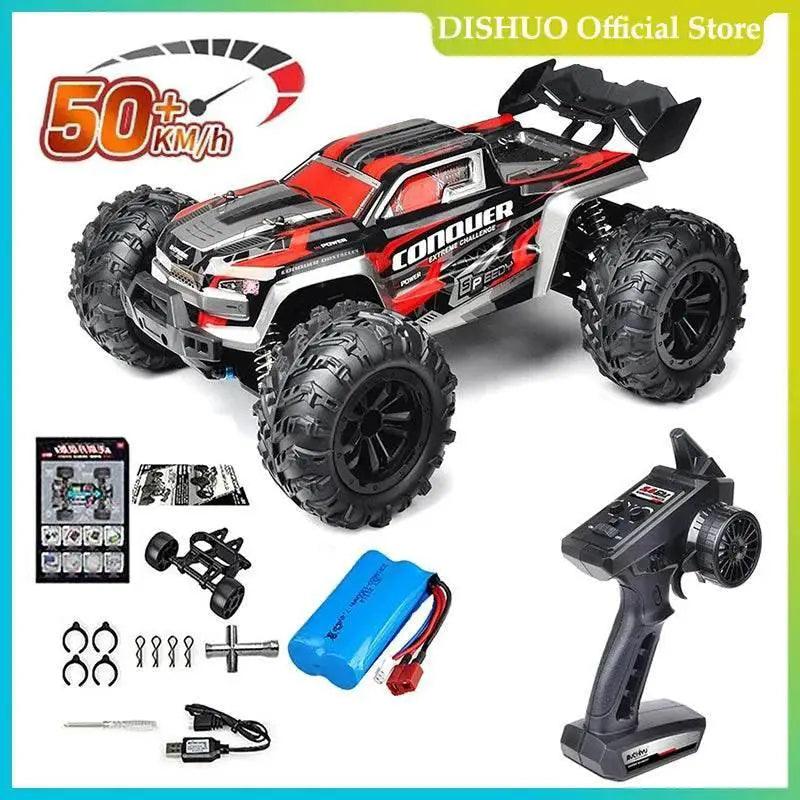  High Speed 1:16 Scale 4WD RC Car with LED Lights | Remote Control  -  ToylandEU™