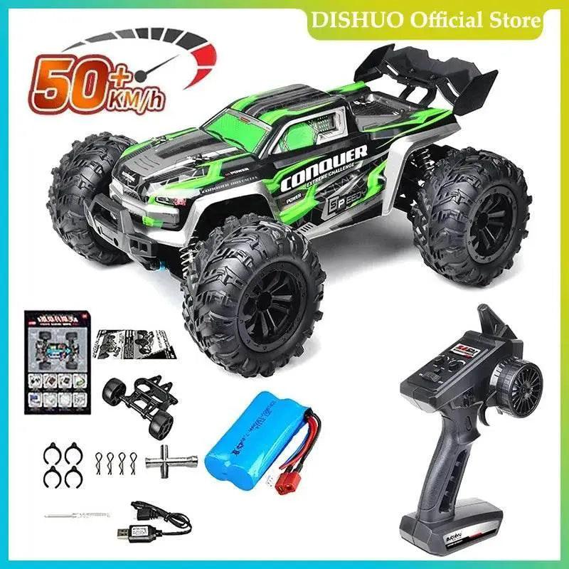  High Speed 1:16 Scale 4WD RC Car with LED Lights | Remote Control  -  ToylandEU™