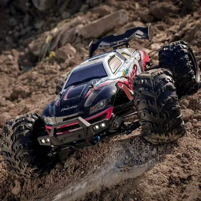  High Speed 1:16 Scale 4WD RC Car with LED Lights | Remote Control  -  ToylandEU™