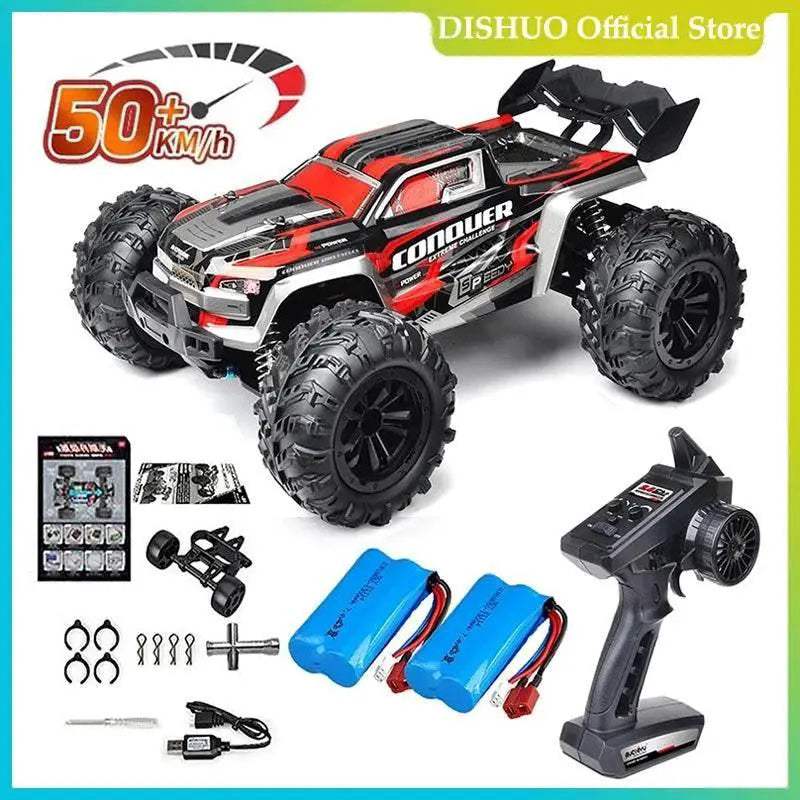  High Speed 1:16 Scale 4WD RC Car with LED Lights | Remote Control  -  ToylandEU™