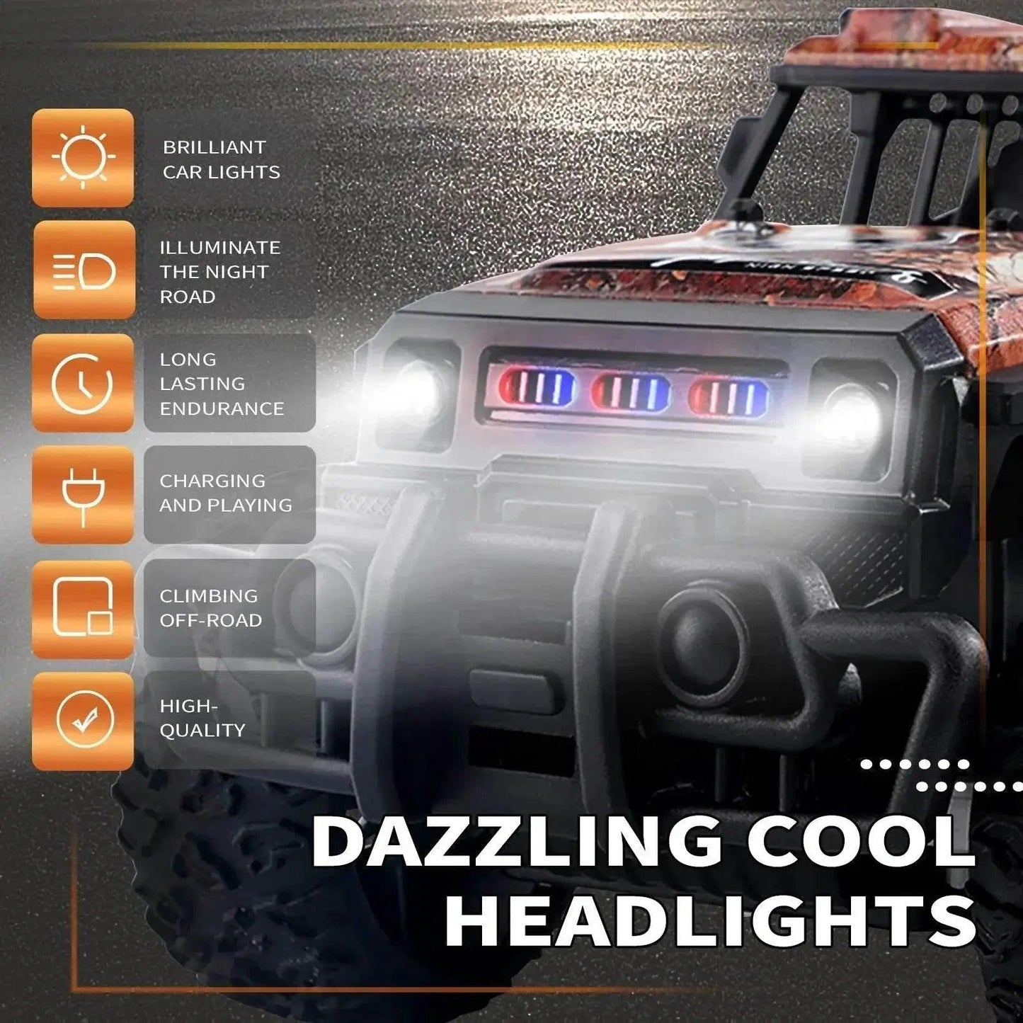  High Speed 1:20 Scale RC Car with LED Lights and Double Motors -  -  ToylandEU™