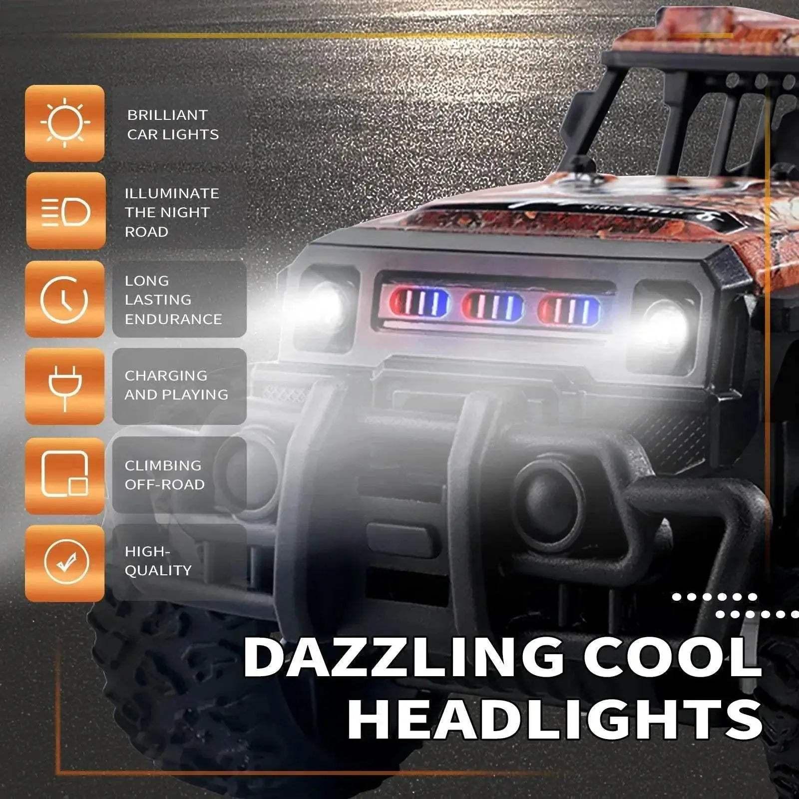  High Speed 1:20 Scale RC Car with LED Lights and Double Motors -  -  ToylandEU™