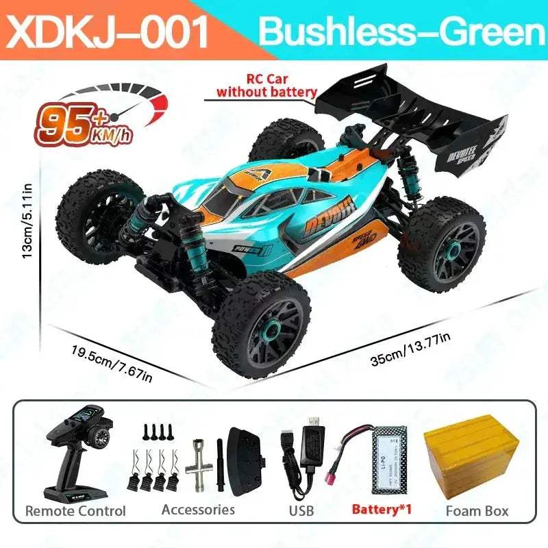High Speed 4WD RC Car OneFourteen Brushless Racing Performance - ToylandEU
