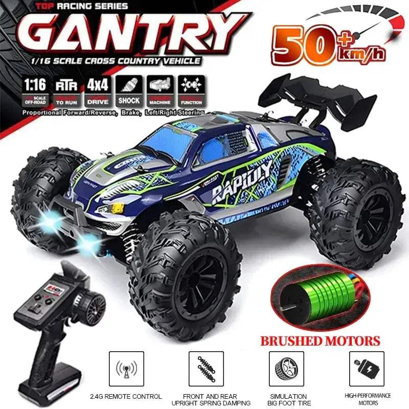 High Speed 4WD RC Car With Ultra Bright LED Lights - ToylandEU