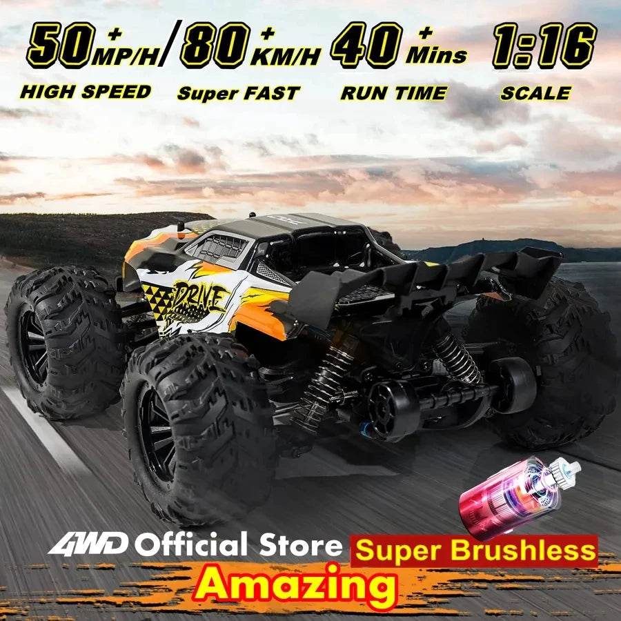 High Speed 4WD Remote Control Car Brushless Kids And Adults - ToylandEU