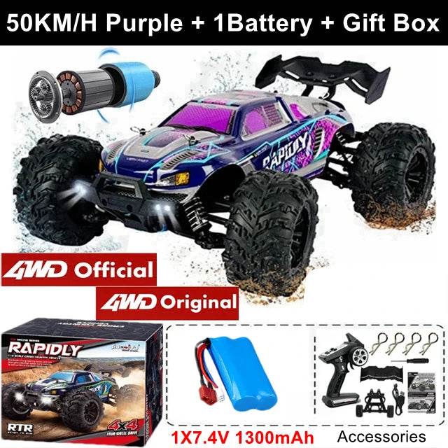 High Speed 4WD Remote Control Car Brushless Kids And Adults - ToylandEU