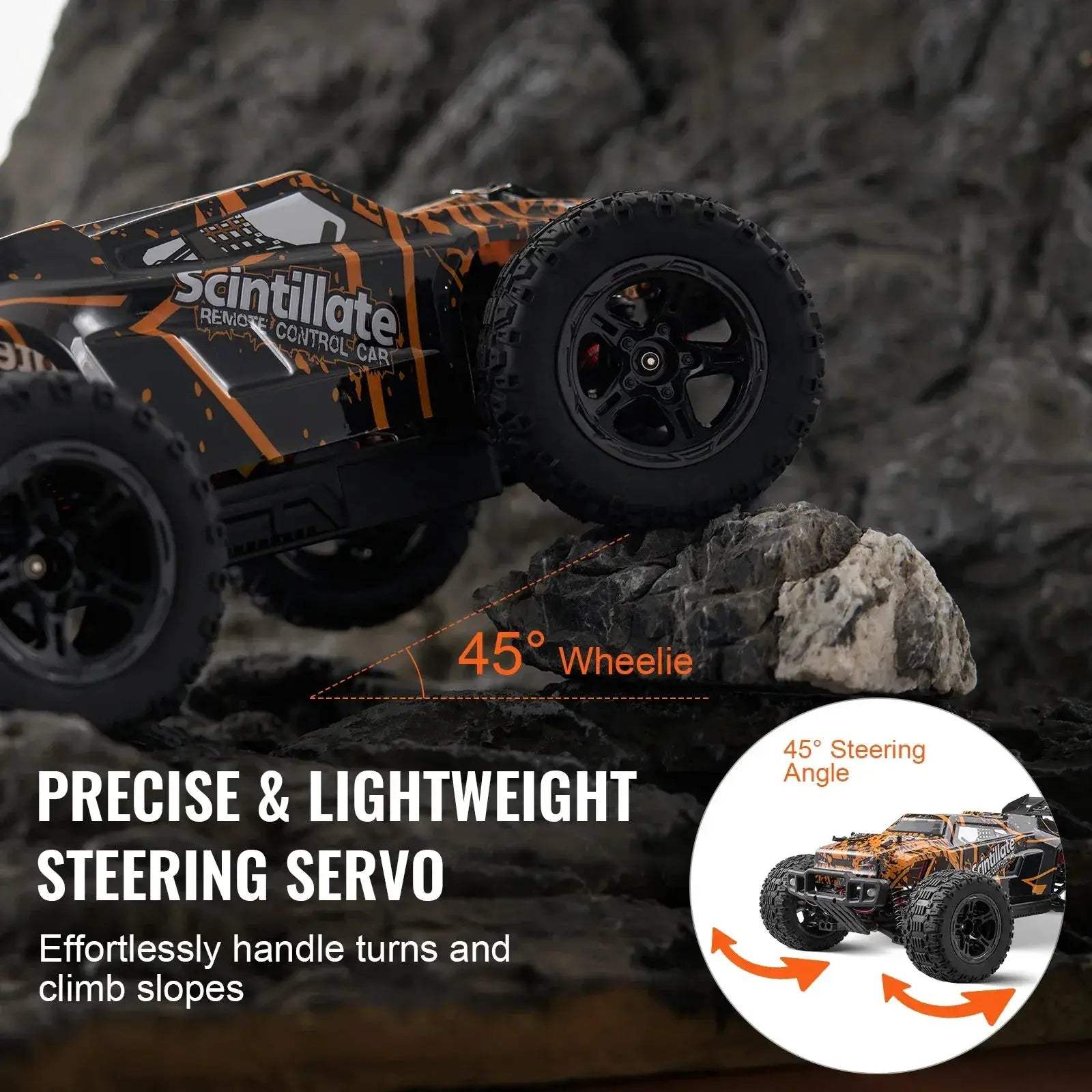 High Speed All Terrain 4WD RC Car Wheelie Fun Kids - ToylandEU