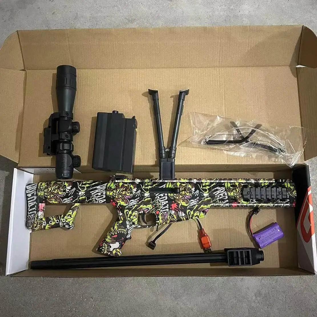  High-Speed Barrett Sniper Gun Toy with Gel Jet Bomb 7.4V -  ToylandEU™
