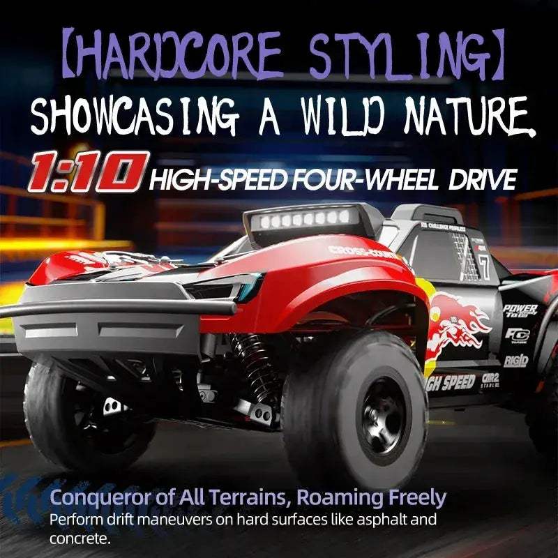 High-Speed Brushless 4WD Off-Road RC Car With Hydraulic Suspension - ToylandEU