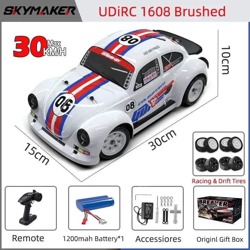 High Speed Brushless 4WD RC Car 1/16 Drift Off-road Toy - ToylandEU