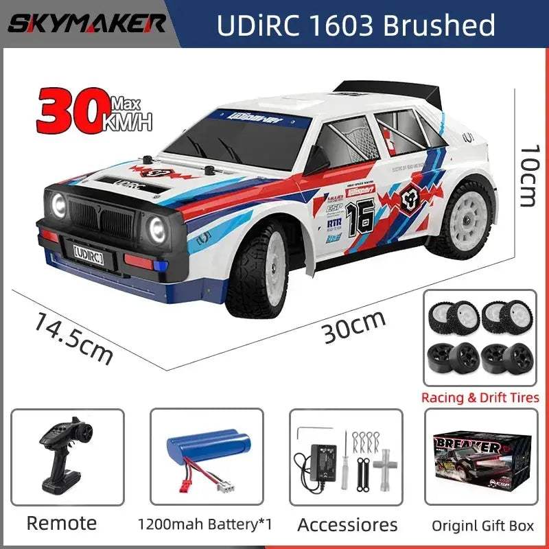 High Speed Brushless 4WD RC Car 1/16 Drift Off-road Toy - ToylandEU