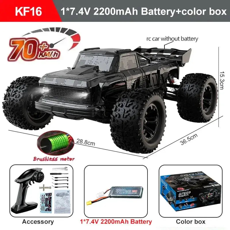 High Speed Brushless 4WD RC Car For Off Road Mastery - ToylandEU