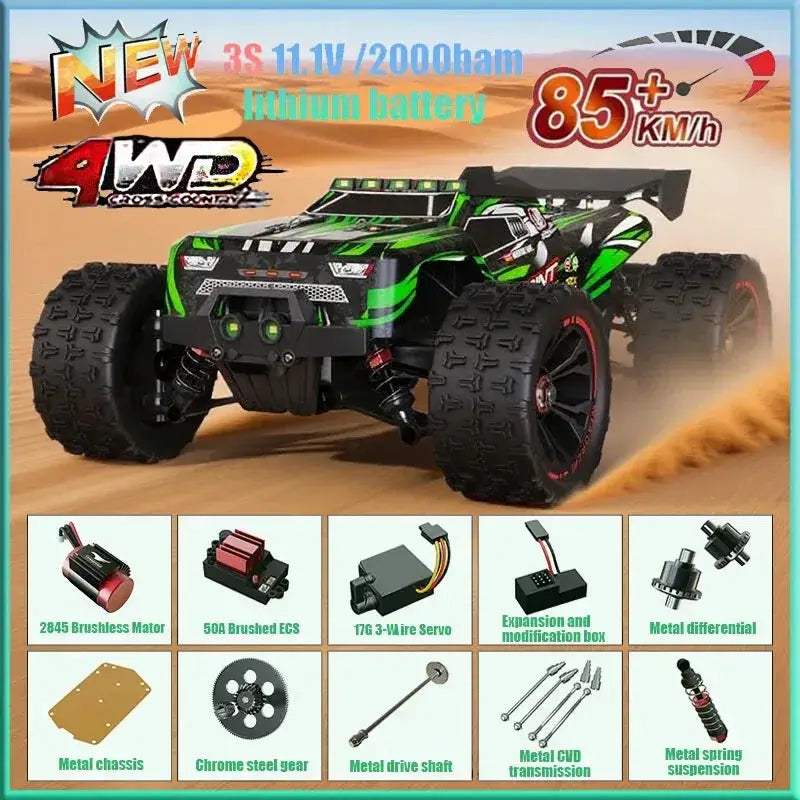High Speed Brushless 4WD RC Car Off Road Drift Ready - ToylandEU