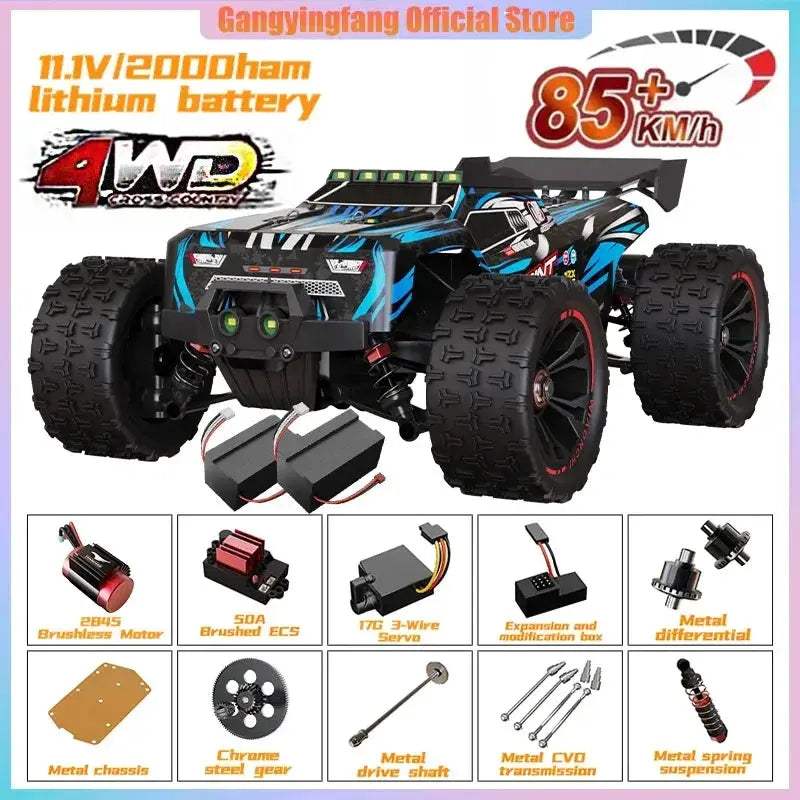 High Speed Brushless 4WD RC Car Off Road Drift Ready - ToylandEU