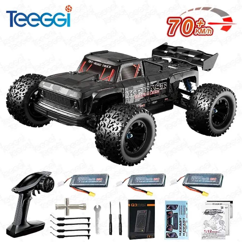 High Speed Brushless RC Car 4WD Off Road 70KMH Pro - ToylandEU