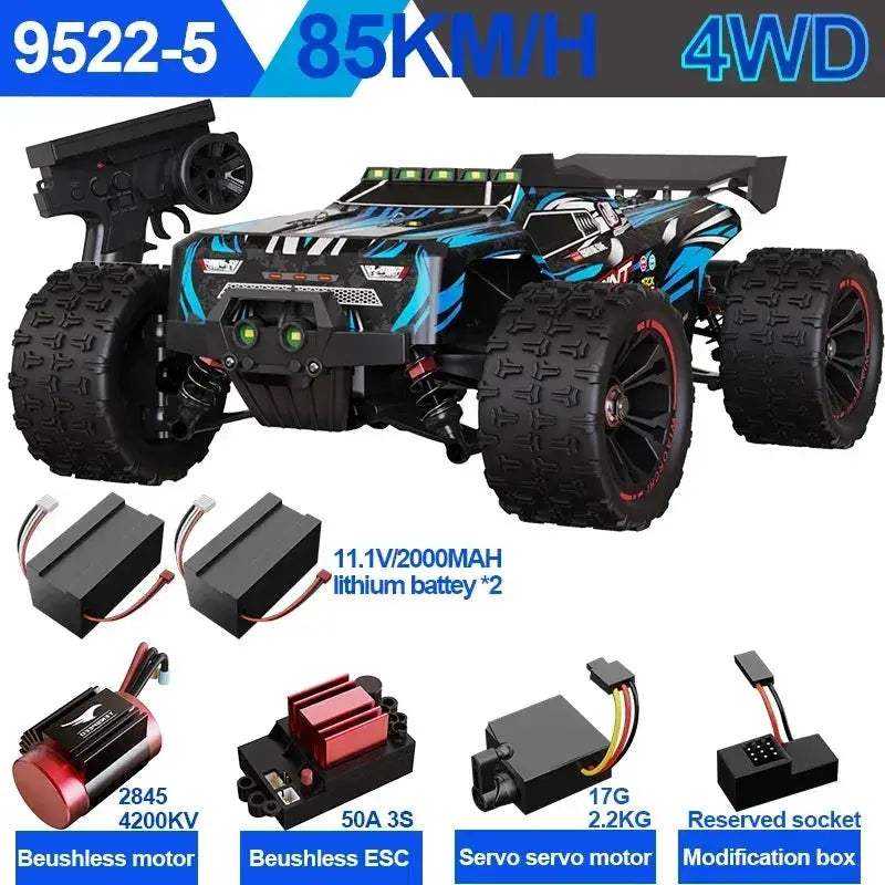 High Speed Brushless RC Car 4WD Off Road Drift Performance - ToylandEU