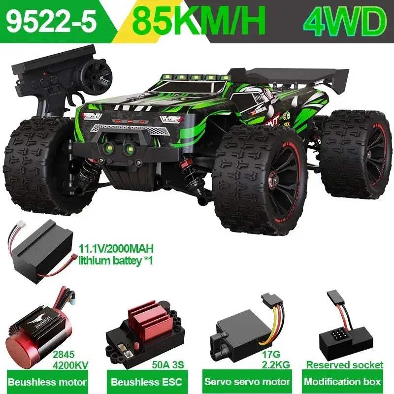 High Speed Brushless RC Car 4WD Off Road Drift Performance - ToylandEU