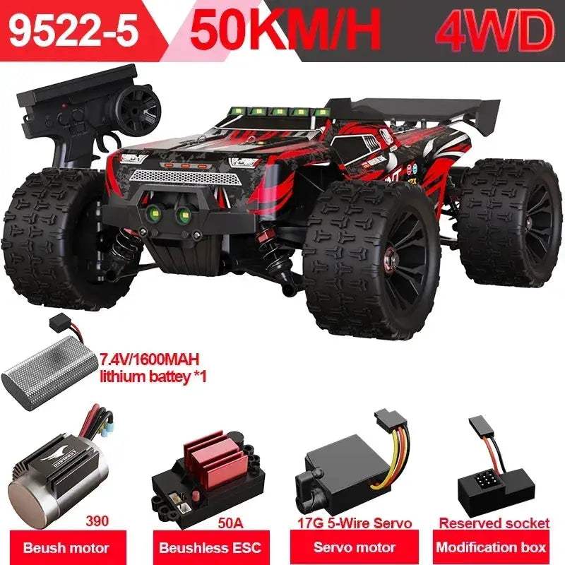 High Speed Brushless RC Car 4WD Off Road Drift Performance - ToylandEU