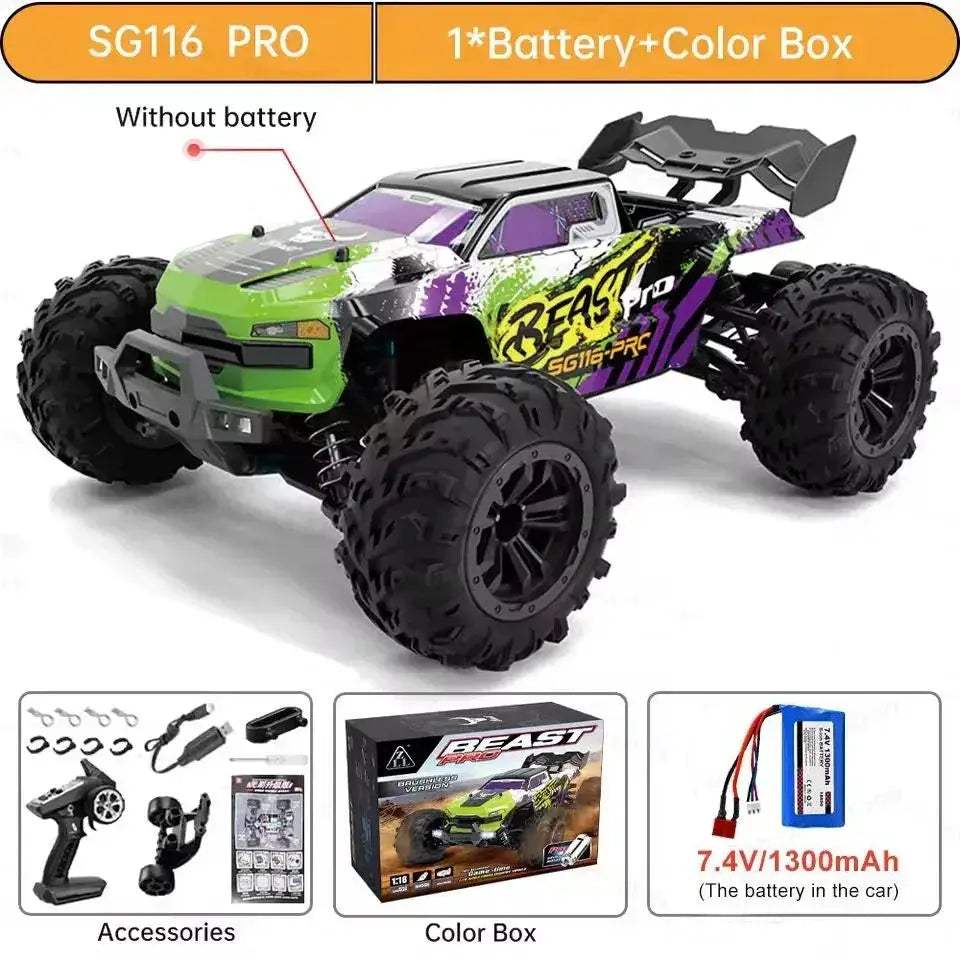 High Speed Brushless RC Car 4WD Off-Road Drift Performance - ToylandEU