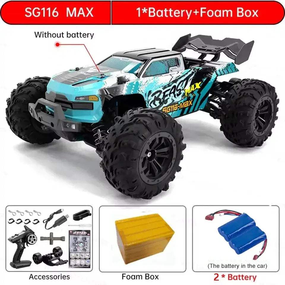 High Speed Brushless RC Car 4WD Off-Road Drift Performance - ToylandEU
