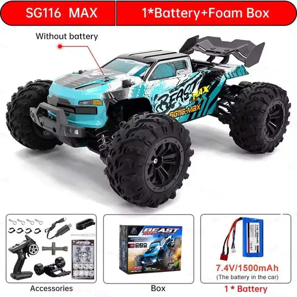 High Speed Brushless RC Car 4WD Off-Road Drift Performance - ToylandEU