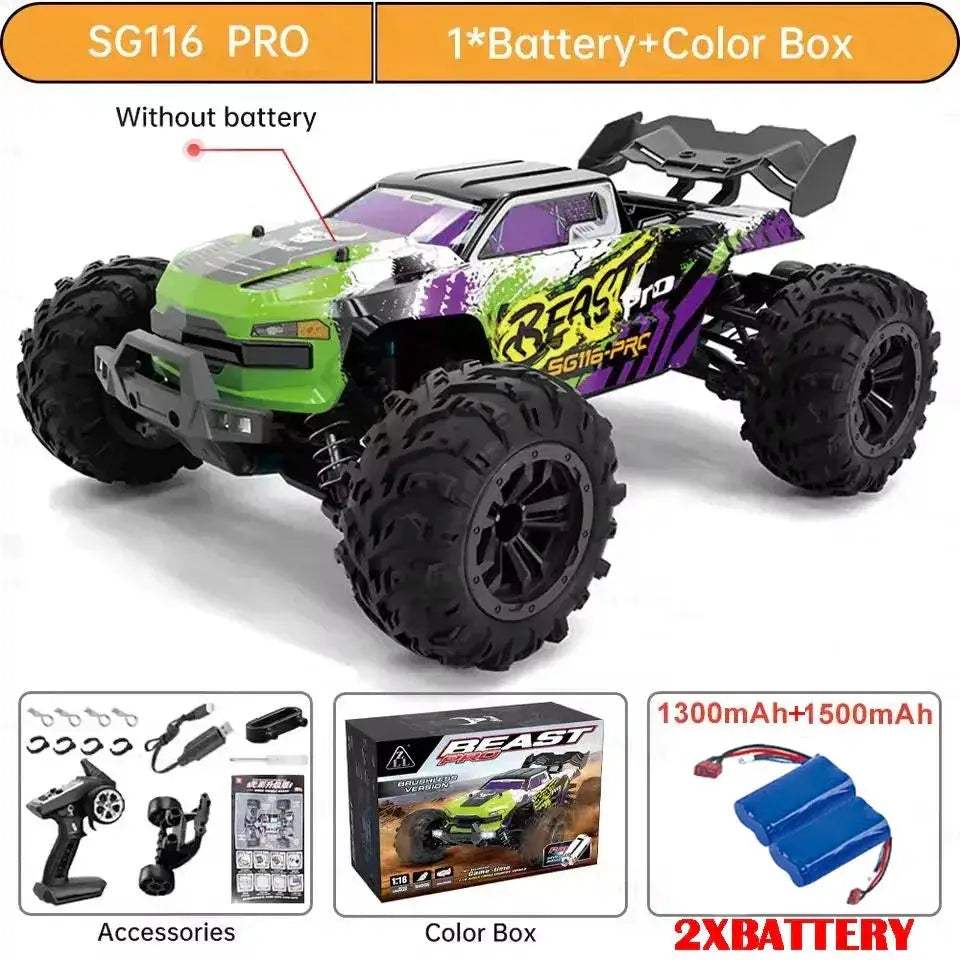 High Speed Brushless RC Car 4WD Off-Road Drift Performance - ToylandEU