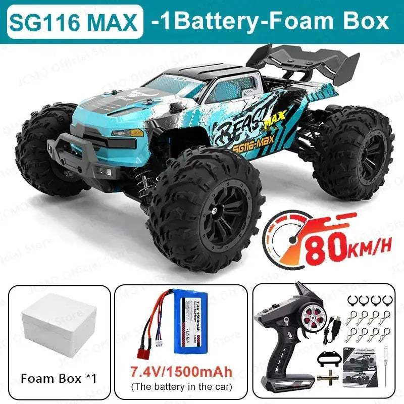 High Speed Brushless RC Car 4WD Off Road Professional Racing - ToylandEU
