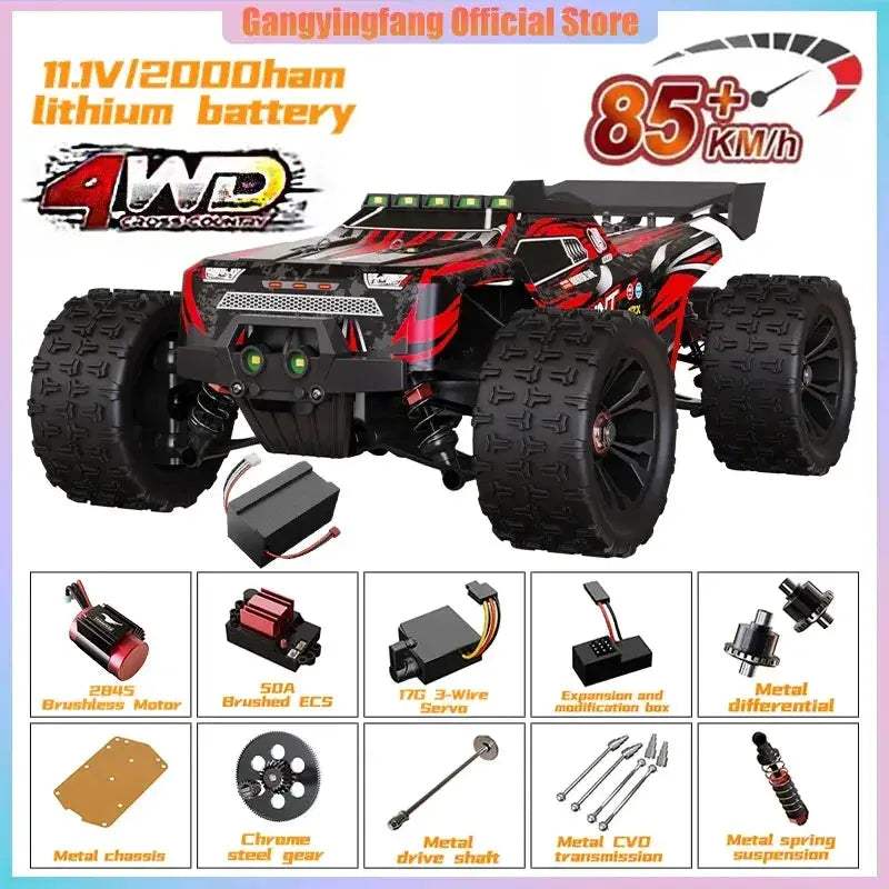 High Speed Brushless RC Car Four Wheel Drive Off Road - ToylandEU