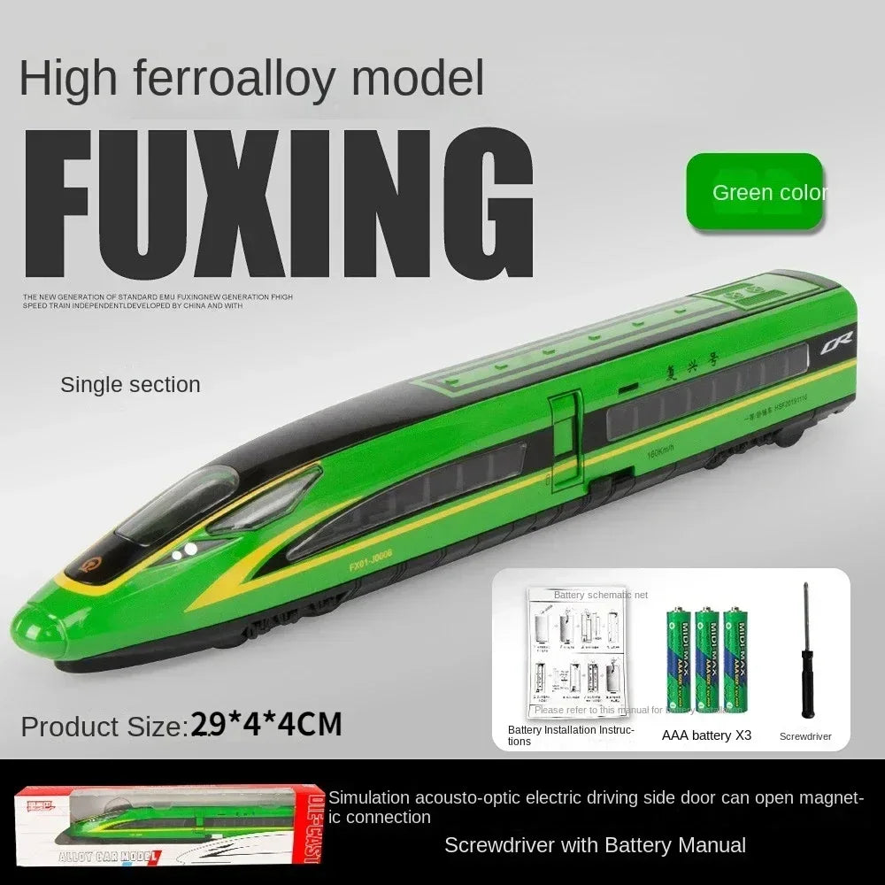 High Speed Bullet Train Diecast Model Toy Gift For Boys - ToylandEU