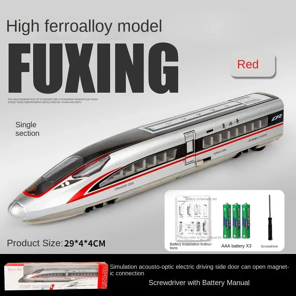 High Speed Bullet Train Diecast Model Toy Gift For Boys - ToylandEU