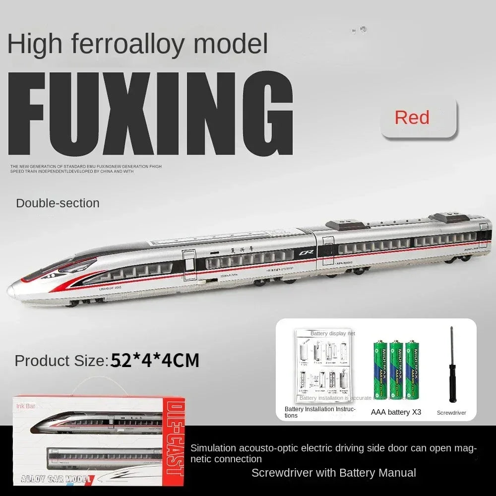 High Speed Bullet Train Diecast Model Toy Gift For Boys - ToylandEU