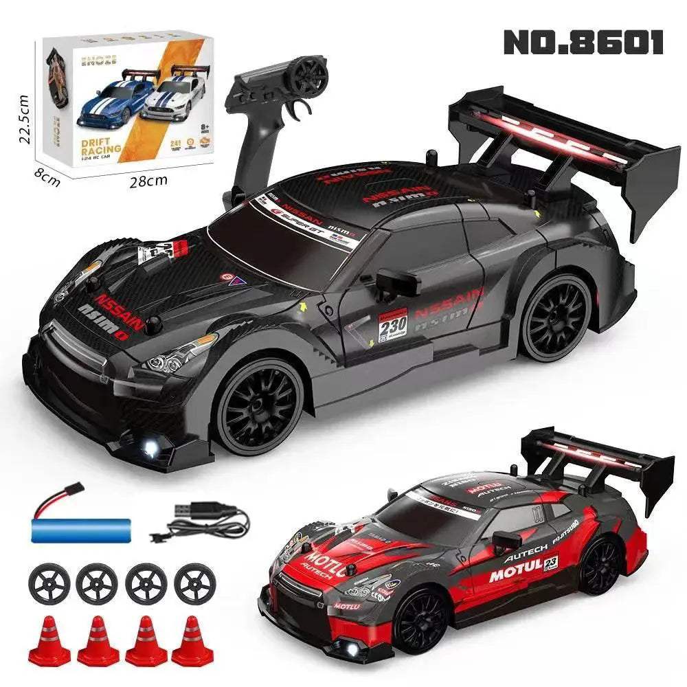  High-Speed Drift RC Racing Car Kit with Remote Control - Ready-to-Go  -  ToylandEU™