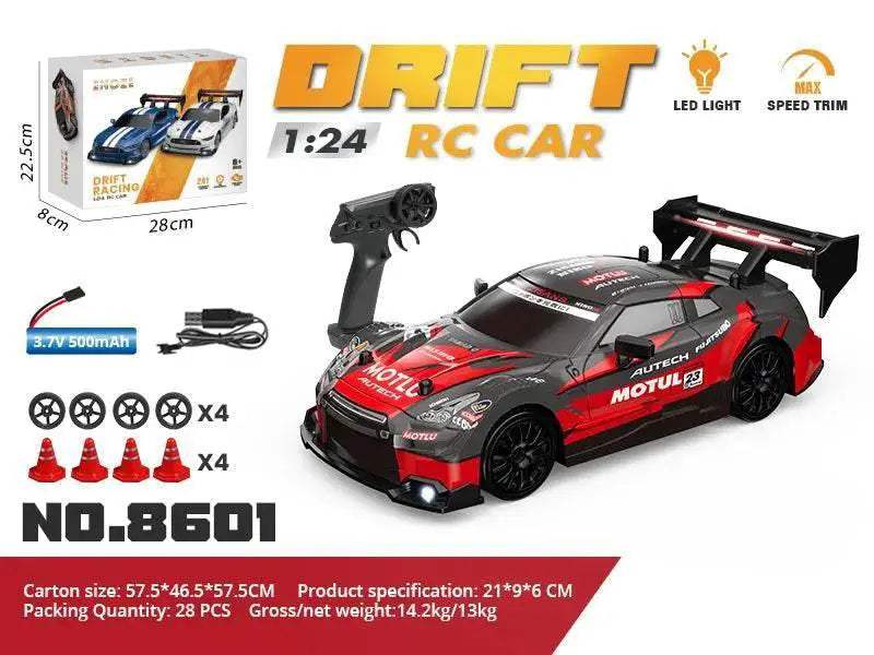  High-Speed Drift RC Racing Car Kit with Remote Control - Ready-to-Go  -  ToylandEU™