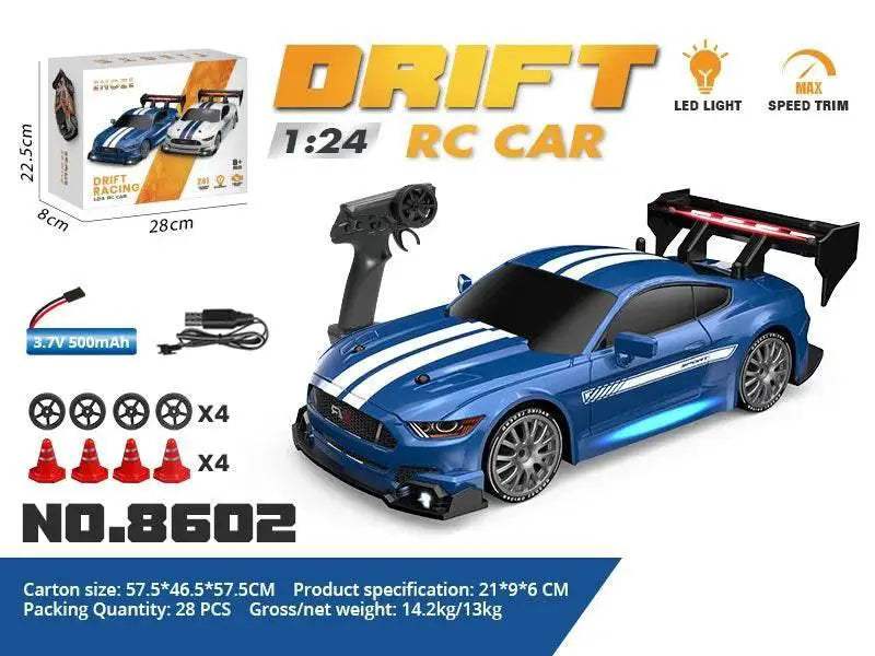  High-Speed Drift RC Racing Car Kit with Remote Control - Ready-to-Go  -  ToylandEU™
