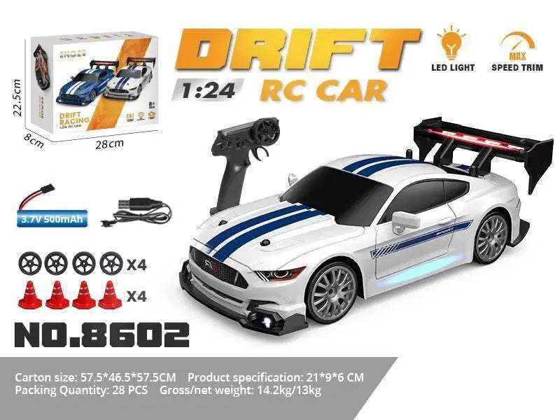  High-Speed Drift RC Racing Car Kit with Remote Control - Ready-to-Go  -  ToylandEU™