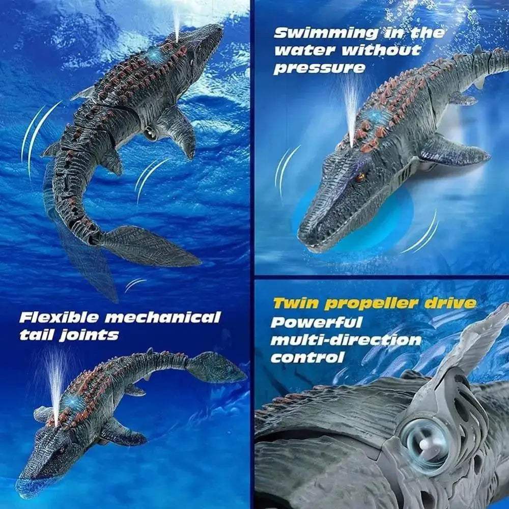  High-Speed Electric RC Mosasaurus Boat Toy - Ages 3-12 - ToylandEU  -  ToylandEU™
