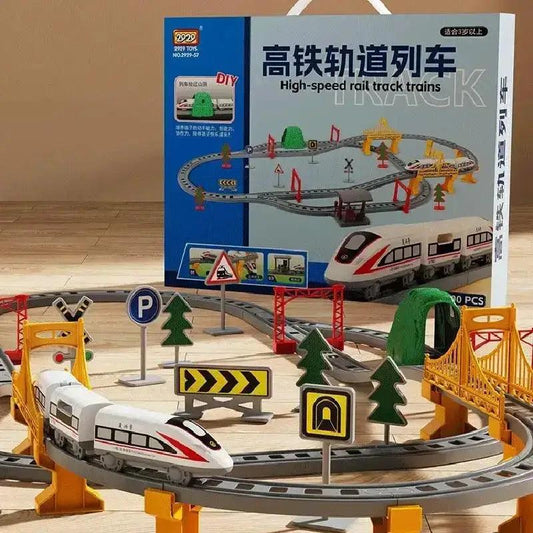  High Speed Electric Train Set Educational Track -  ToylandEU™