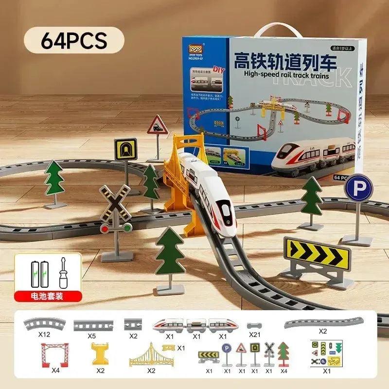  High Speed Electric Train Set Educational Track -  ToylandEU™